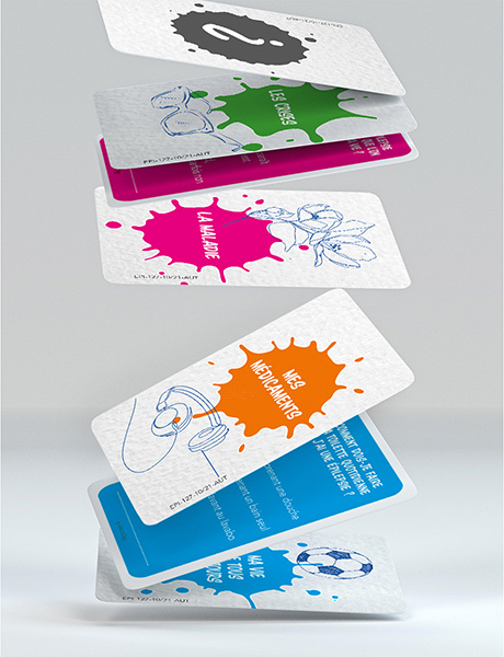 Jeu de carte autour de la maladie de l'épilepsie